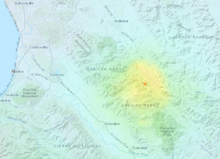 Two quakes rattle Hollister