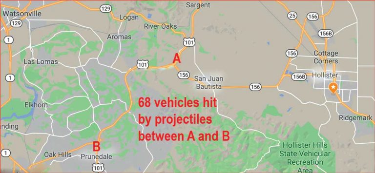 $15K reward offered in traffic projectile case