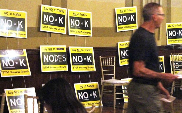 Measure K headed for defeat