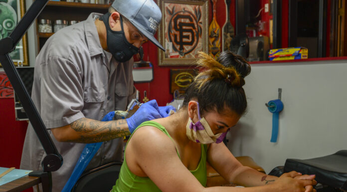 Ink begins to flow again at tattoo shops