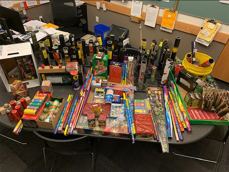 Police crack down on illegal fireworks