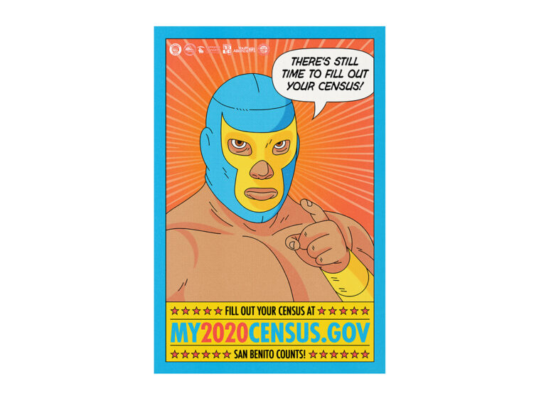 Local artist designs colorful posters to promote Census 2020