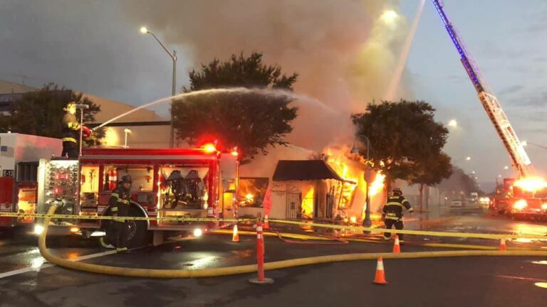 Police investigating fires that damaged 10 buildings in Hollister