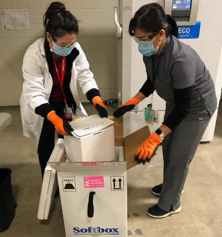 County receives first doses of Covid-19 vaccine