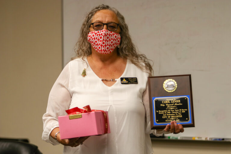 Carol Lenoir bids farewell to city council