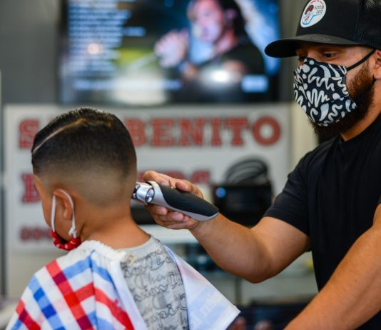 Local barber gives to small businesses impacted by Covid