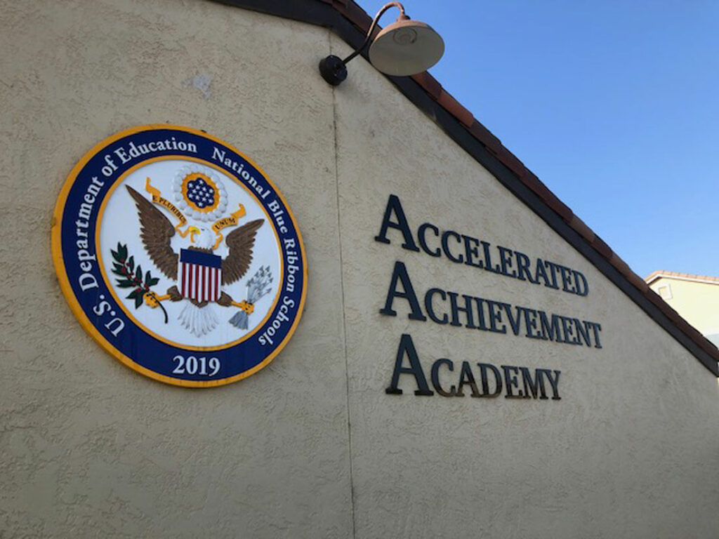 Image for display with article titled Accelerated Achievement Academy Named California Distinguished School