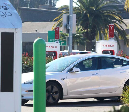 San Benito eligible for electric vehicle charger rebates tesla model 3 supercharger gilroy premium outlets