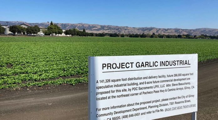Amazon purchases South Valley farmland camino arroyo highway 152 project garlic industrial amazon delivery center farmland agriculture