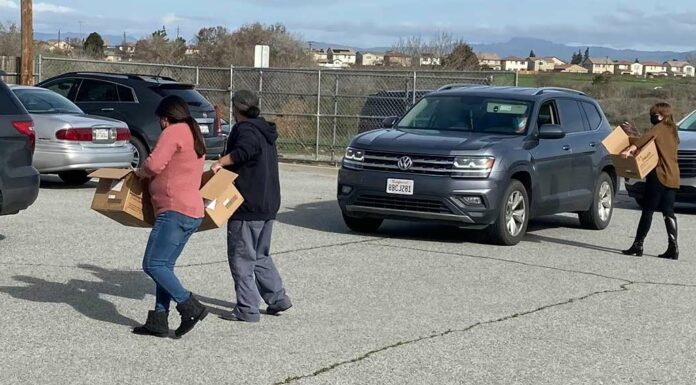 hollister school district covid 19 test kits drive thru