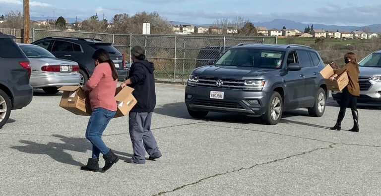 hollister school district covid 19 test kits drive thru
