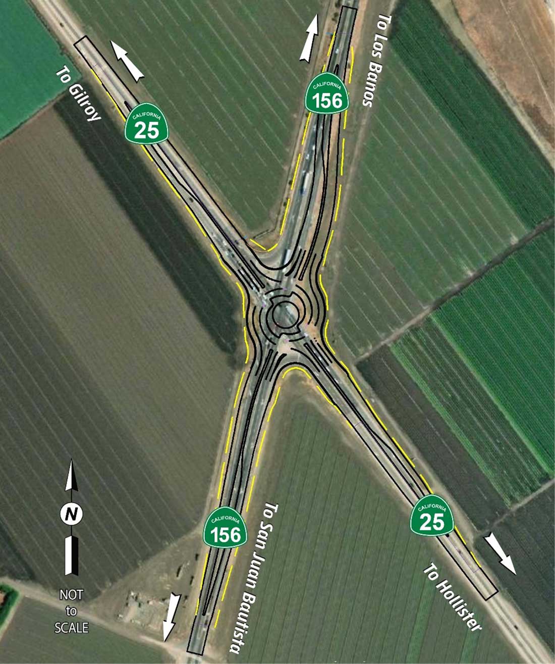 Construction begins May 31 on Highway 25/156 roundabout