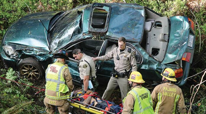 hecker pass road highway crash cal fire california highway patrol