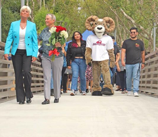 Gavilan College dedicates new bridge to longtime faculty member gavilan college susan dodd crossing bridge