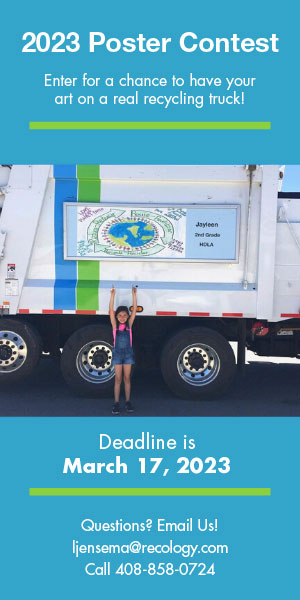 recology san benito, poster contest, art, recycling truck