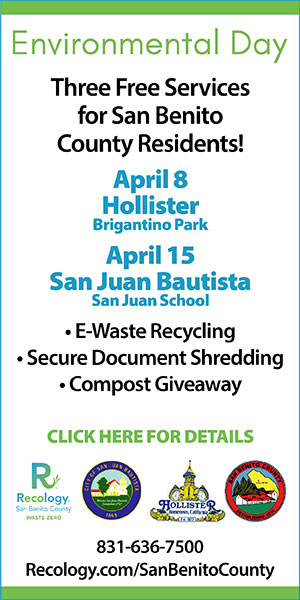 recology hollister san juan bautista e-waste recycling document shredding compost giveaway