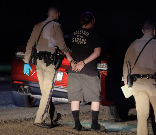 Driver arrested for DUI following three-car collision