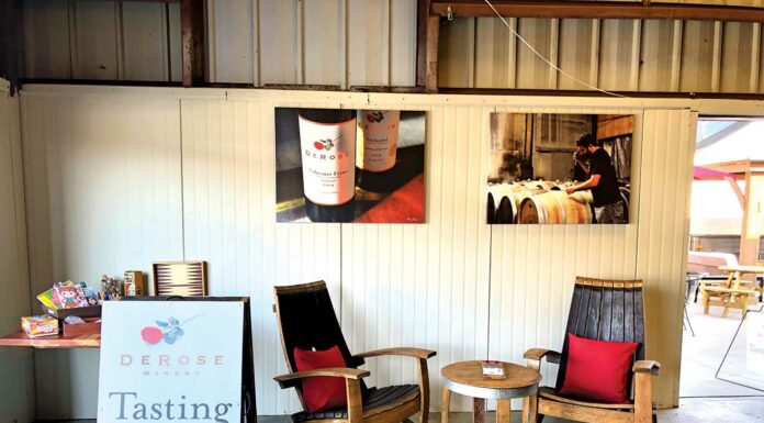 derose vineyards tasting room san martin