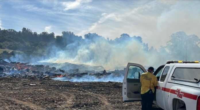 Aromas fire destroys three structures, closes roads and school aromas quarry road fire