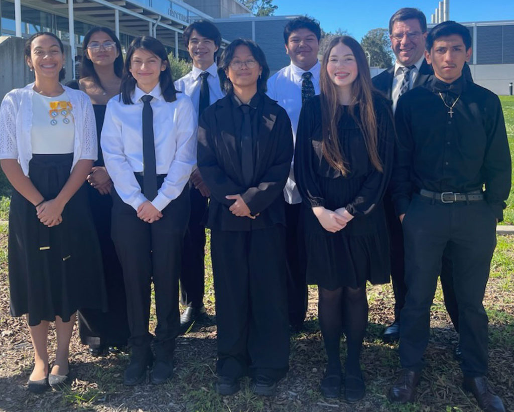 Image for display with article titled Local Scene: Youth musicians, Color Guard members excel