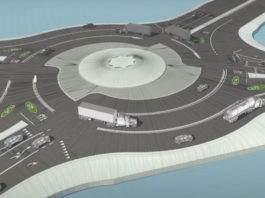 New ‘turbo roundabout’ open at Highways 25/156