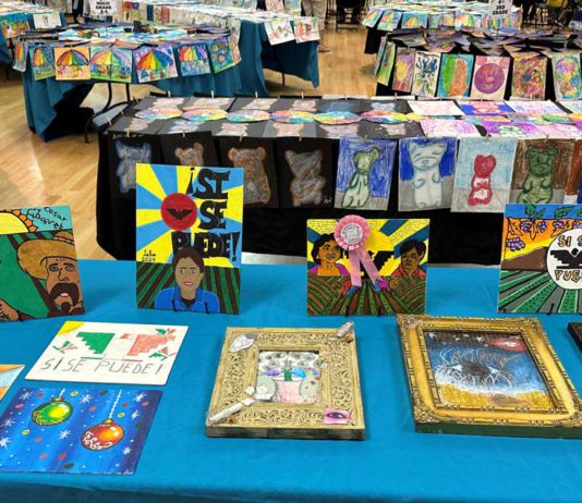 Students honor Cesar Chavez through art