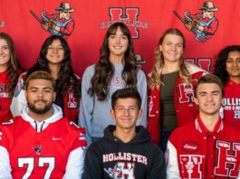 Hollister High recognizes Fall Sports Academic Team