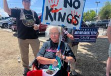 Hundreds protest on ‘No Kings Day’ in Hollister
