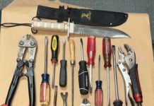 Police arrest man with stolen vehicle, burglary tools