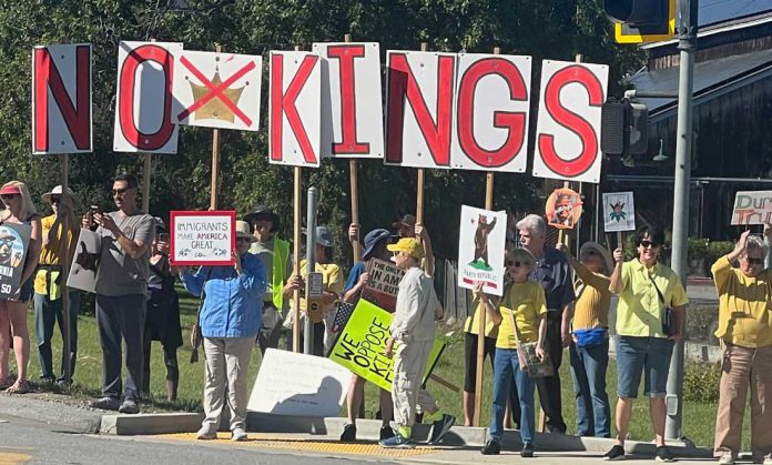 No Kings protest