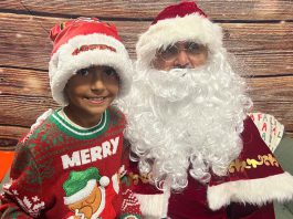 Santa at the library