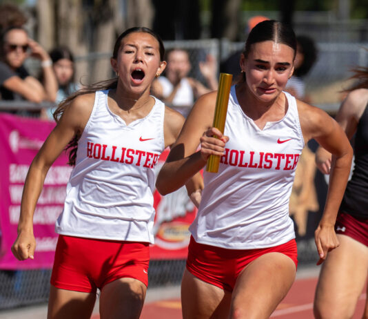 Baler girls track quartet sets school record in the 4×100 relayÂ