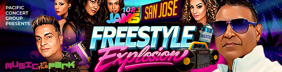 music in the park san jose, stevie b, freestyle explosion tickets