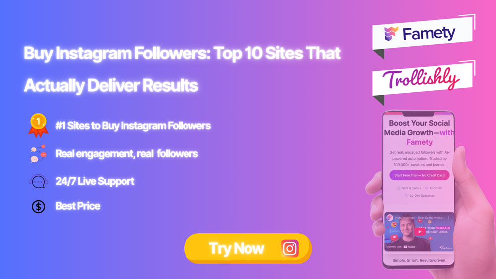 top sites to Buy Instagram Followers