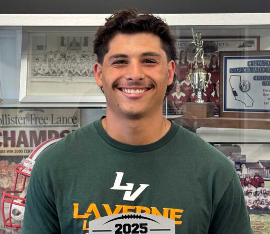 Fall Sports Roundup: Hollister MVP Tripp Felice begins college play