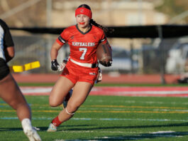 Baler Sports: Young Hollister flag football squad finds its footing